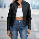 Jaqueta Feminina de Couro Luxy