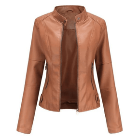 Jaqueta Feminina de Couro Luxy