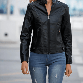 Jaqueta Feminina de Couro Luxy