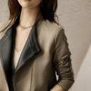 Jaqueta Feminina de Couro Mallory