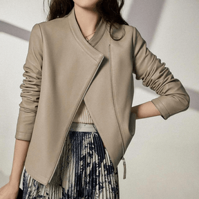Jaqueta Feminina de Couro Mallory