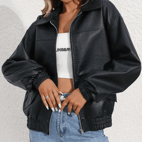 Jaqueta Feminina de Couro Out Wear
