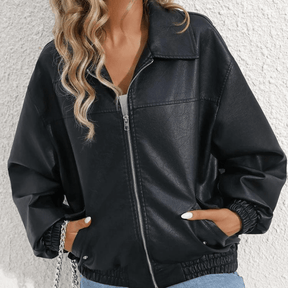 Jaqueta Feminina de Couro Out Wear