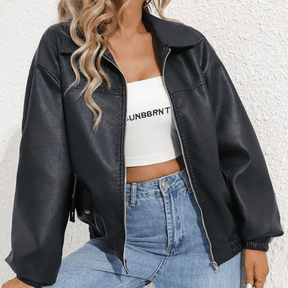 Jaqueta Feminina de Couro Out Wear