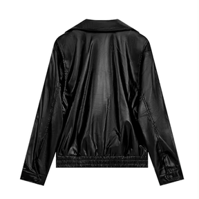 Jaqueta Feminina de Couro Outer Wear