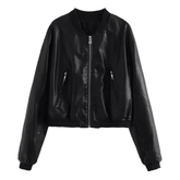 Jaqueta Feminina de Couro Outerwear