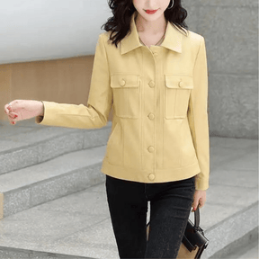 Jaqueta Feminina de Couro Outwear Louise