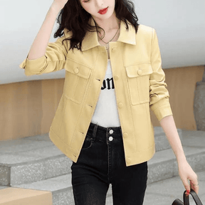 Jaqueta Feminina de Couro Outwear Louise