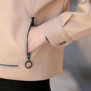 Jaqueta Feminina de Couro Outwear Slim