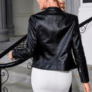 Jaqueta Feminina de Couro Patricia