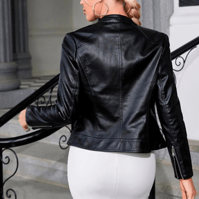 Jaqueta Feminina de Couro Patricia