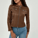 Jaqueta Feminina de Couro Patricia