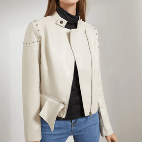 Jaqueta Feminina de Couro Rosemarie