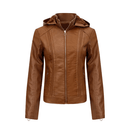 Jaqueta Feminina de Couro Slim Leanor
