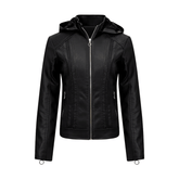 Jaqueta Feminina de Couro Slim Leanor