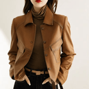Jaqueta Feminina de Couro Slim Suzy