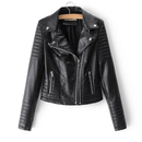 Jaqueta Feminina de Couro Street Wear