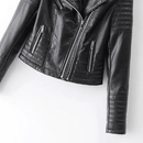 Jaqueta Feminina de Couro Street Wear