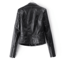 Jaqueta Feminina de Couro Street Wear