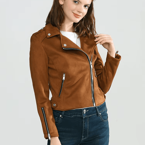 Jaqueta Feminina de Couro Suzy