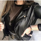 🔥 Promoção de inverno 🔥 Jaqueta Feminina de Couro Valentina + Bota de Couro