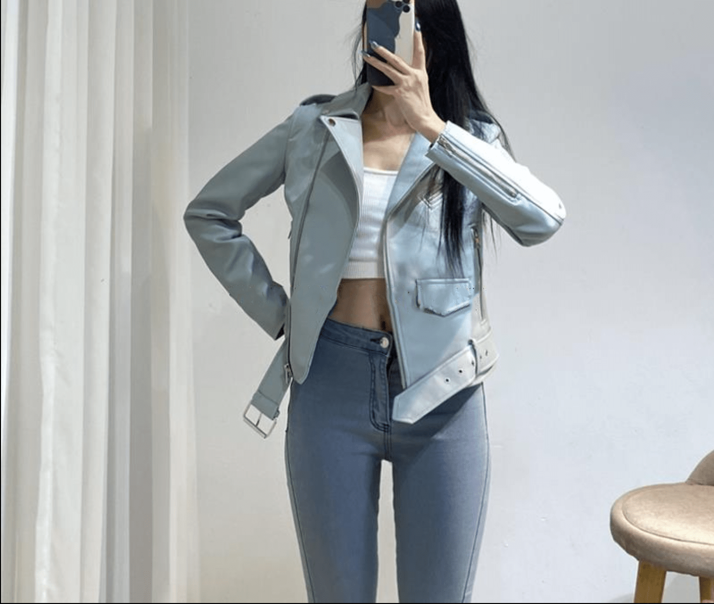 Jaqueta Feminina em Couro Wendy