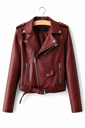 Jaqueta Feminina de Couro Outwear