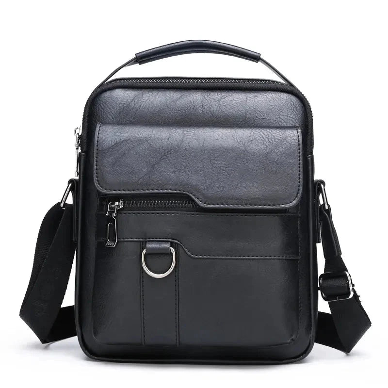 Mochila de Ombro em Couro Genuino - CouroPremium Bag