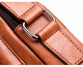 Mochila de Ombro em Couro Genuino - CouroPremium Bag