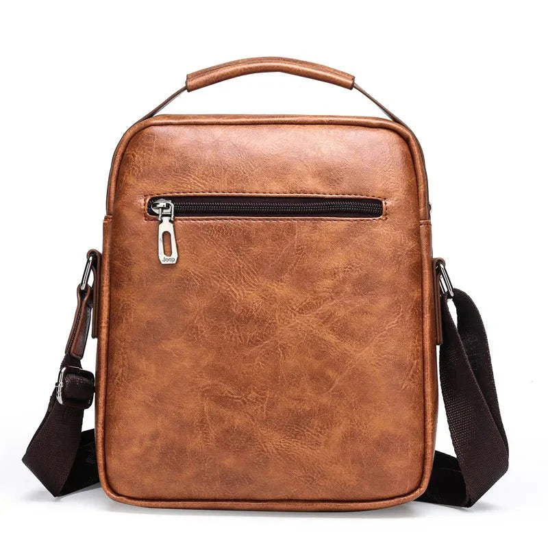 Mochila de Ombro em Couro Genuino - CouroPremium Bag