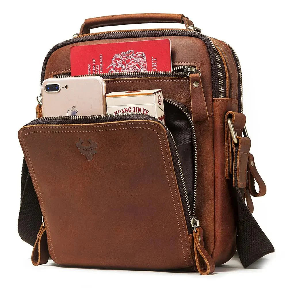Mochila em Couro de Vaca - Hummer Premium