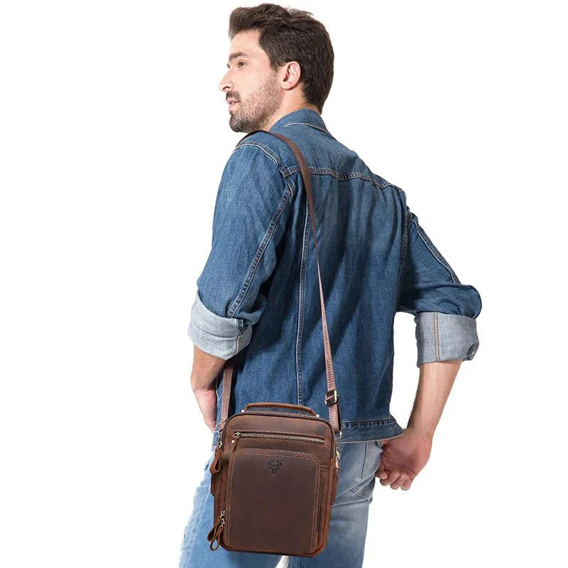 Mochila em Couro de Vaca - Hummer Premium