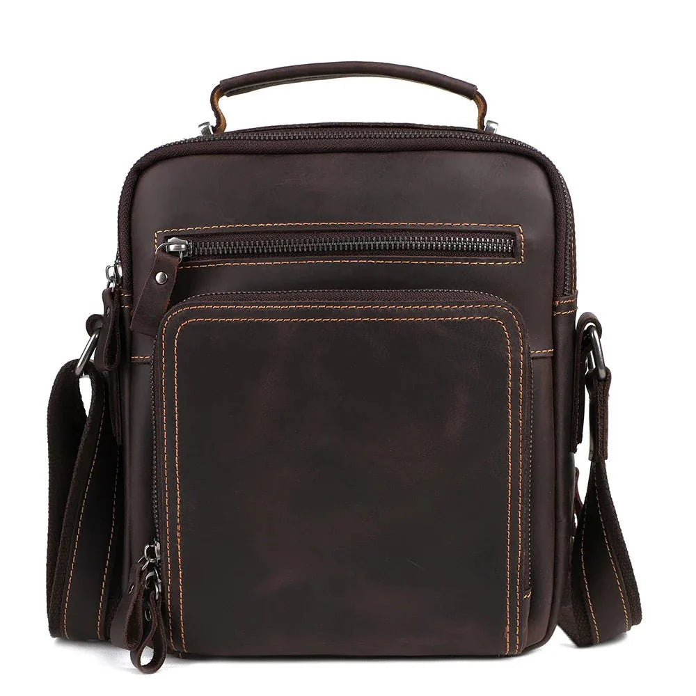 Mochila em Couro Genuíno em Vaca - Joyir Premium