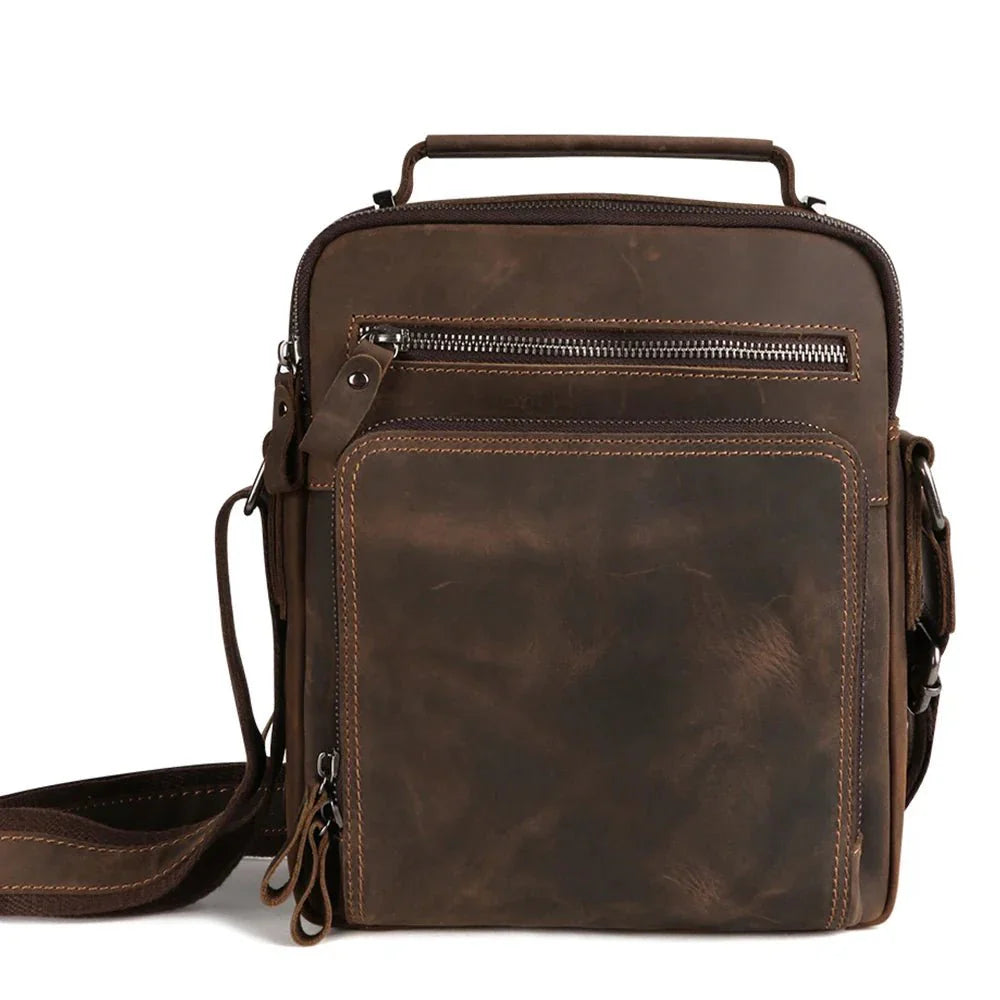 Mochila em Couro Genuíno em Vaca - Joyir Premium