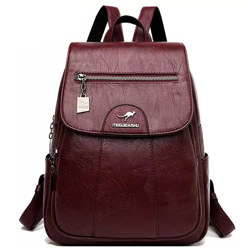 Mochila em Couro Genuino - Meigue Bag