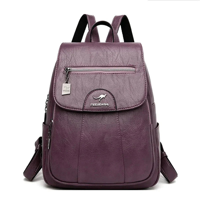 Mochila em Couro Genuino - Meigue Bag