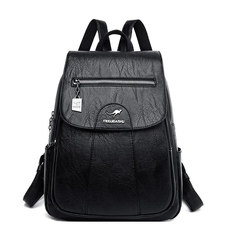 Mochila em Couro Genuino - Meigue Bag