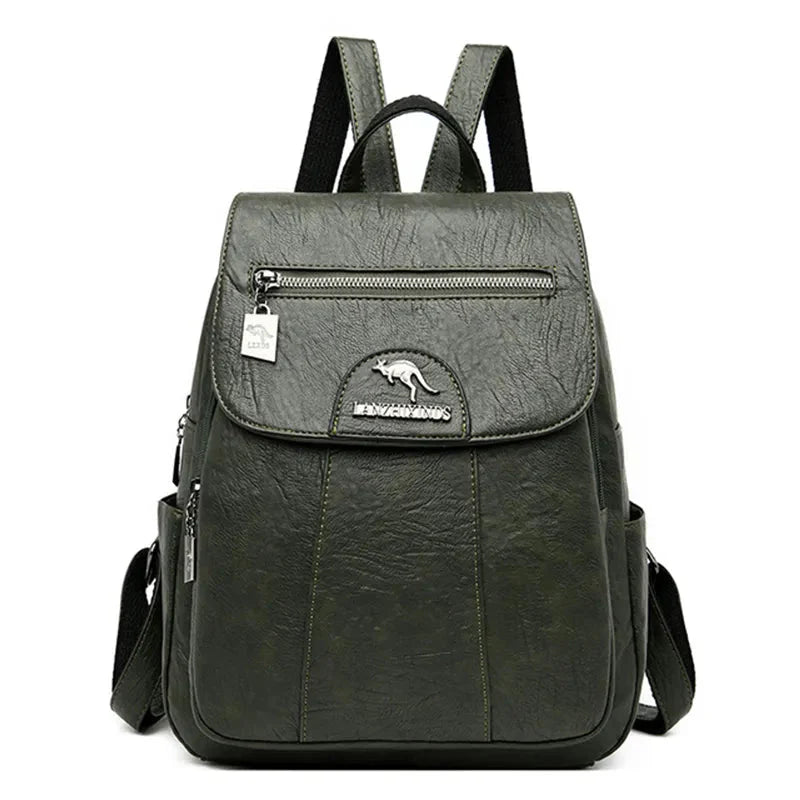 Mochila em Couro Genuino - Meigue Bag