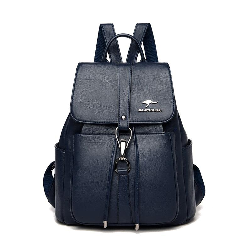 Mochila Feminina em Couro Genuino - Aussie Classic