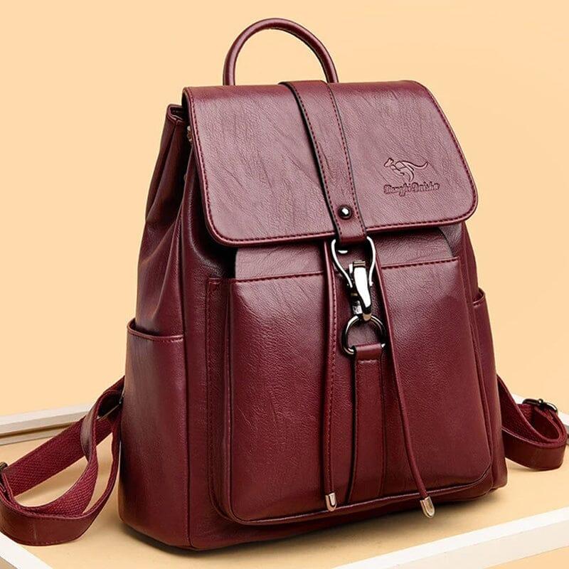Mochila Feminina em Couro Genuino - Aussie Classic