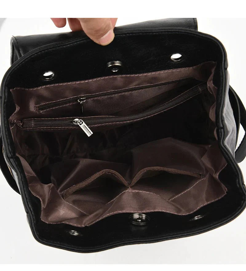 Mochila Feminina em Couro Genuino - Aussie Classic