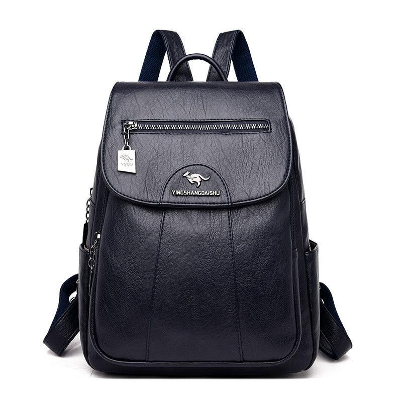 Mochila Feminina em Couro Genuino - Aussie Vintage