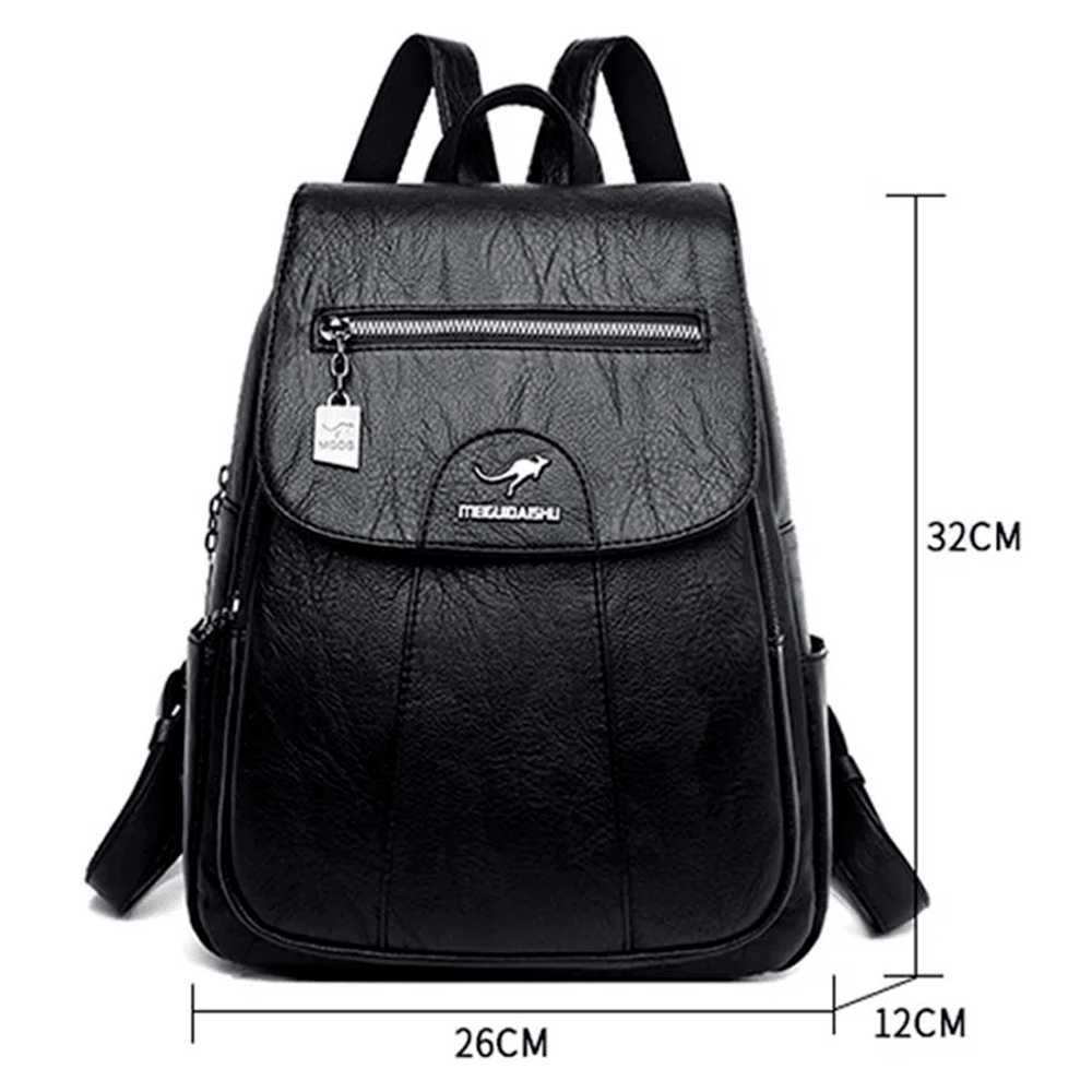 Mochila Feminina em Couro Genuino - Aussie Vintage