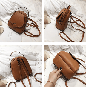 Mochila Feminina em Couro Genuino - Felyciia Premium