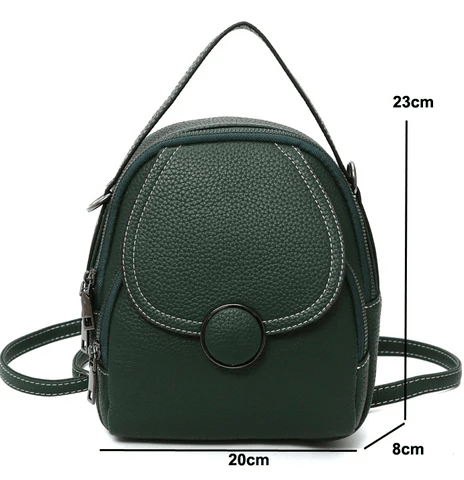 Mochila Feminina em Couro Genuino - Felyciia Premium