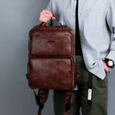 Mochila Jeep em Couro Genuino - Buluo Premium