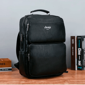Mochila Jeep em Couro Genuino - Buluo Premium