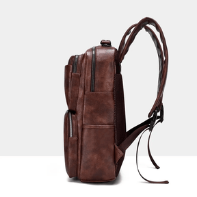 Mochila Jeep em Couro Genuino - Buluo Premium