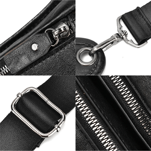 Pochete Masculino de Perna em Couro Genuino - Army Premium